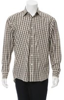 Thumbnail for your product : Luciano Barbera Plaid Button-Up Shirt