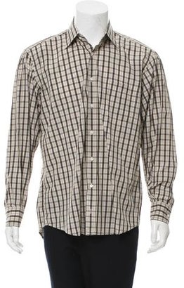 Luciano Barbera Plaid Button-Up Shirt