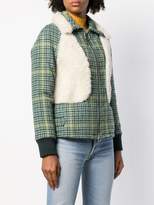 Thumbnail for your product : Golden Goose houndstooth zipped jacket