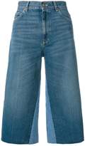 Thumbnail for your product : Gucci butterfly patch cropped jeans