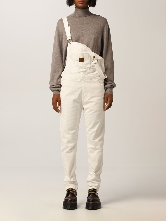 white denim jumper