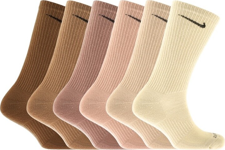Nike Six Pack Socks Brown - ShopStyle