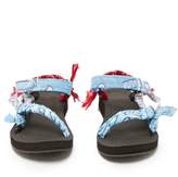 Thumbnail for your product : Arizona Love - Trekky Bandana Wrapped Sandals - Womens - Light Blue