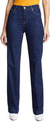 7 For All Mankind Alexa Trouser Jeans with Creasing
