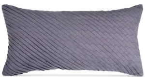 Donna Karan Home X-Factor Pleated 11" x 22" Decorative Pillow Bedding