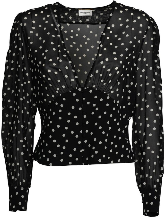 Polka Dot Blouse | Shop the world's largest collection of fashion 