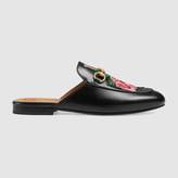 Thumbnail for your product : Gucci Princetown leather slipper