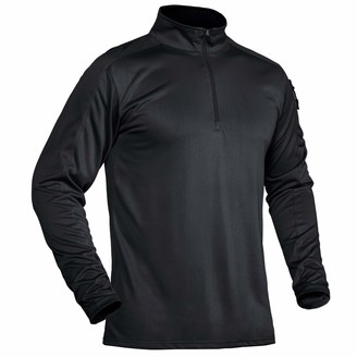 KEFITEVD Men's 1/4 Zip Long Sleeve Golf Shirts Breathable Fishing
