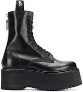 Thumbnail for your product : R 13 lace-up ankle boots
