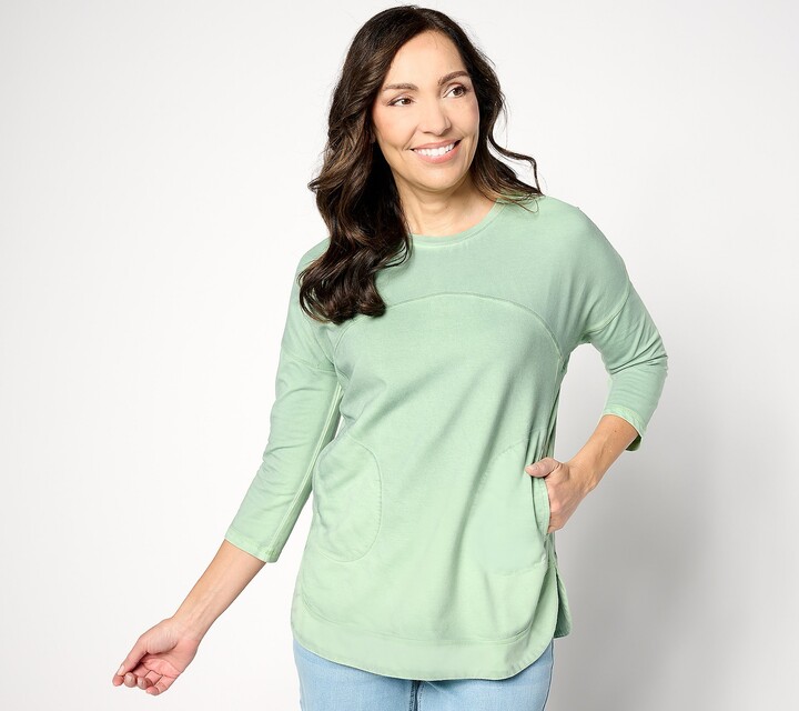 Logo by Lori Goldstein LOGO Life by Lori Goldstein French Terry Hand Dyed Top