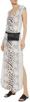 Thumbnail for your product : Haute Hippie Snake-Print Stretch-Modal Maxi Dress