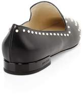 Thumbnail for your product : Jimmy Choo Jaida Studded Leather Loafers