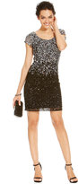 Thumbnail for your product : JS Boutique Cap-Sleeve Ombre Sequin Shift Dress