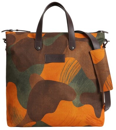 CASABLANCA Leather Logo Tote Bag in Green/Orange Orange Womens Mens Bags Mens Tote bags - Save 62% 