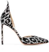 Thumbnail for your product : Francesco Russo pointed leopard print pumps