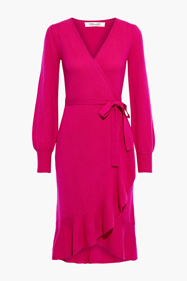Diane von Furstenberg Kennedy Ruffled Wool And Cashmere-blend Wrap ...