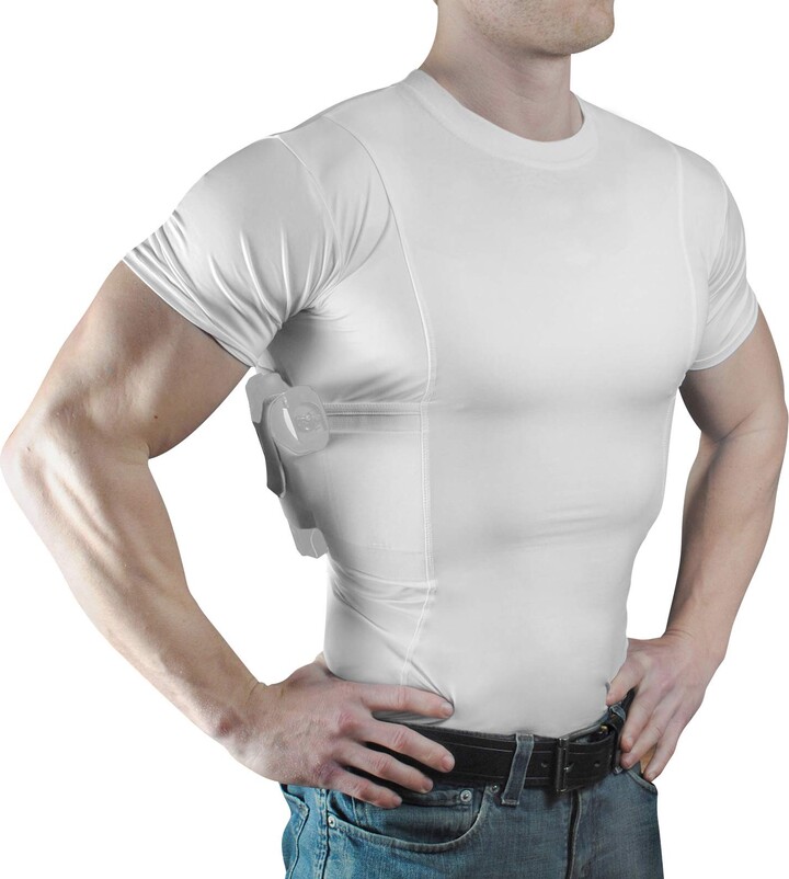ConcealmentClothes Men’s Pistol Holster Undershirt for CCW Concealed