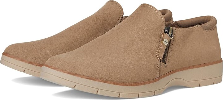 Dr. Scholl's Nice Day Now Loafer/Moc Shoes Women's Flat Shoes Taupe : 7.5 M Faux Leather/Microfiber