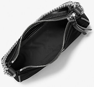women's jet set charm top zip pochette leather shoulder bag