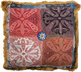 Thumbnail for your product : Pierre Louis Mascia Paisley-Print Frayed-Edge Cushion
