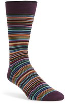 Thumbnail for your product : Bugatchi Small Stripe Socks