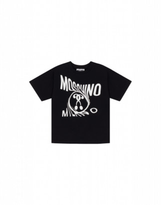 Moschino Distorted Double Question Mark Maxi T-shirt