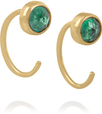 Melissa Joy Manning 14-karat gold topaz earrings