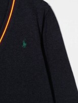Thumbnail for your product : Ralph Lauren Kids Embroidered-Logo Button-Up Cardigan