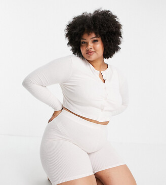 plus size white sweater