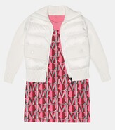 Thumbnail for your product : Moncler Enfant Cotton and down jacket