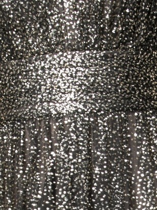 Marchesa Notte sequinned V-neck gown
