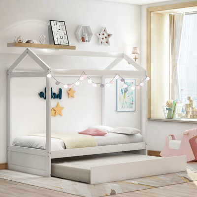 Latitude Run House Bed with Trundle