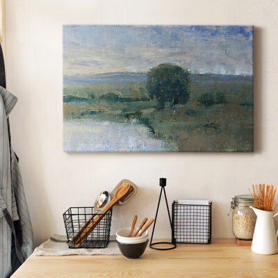 Red Barrel Studio Riverbank Impression II Premium Gallery Wrapped Canvas - Ready to Hang