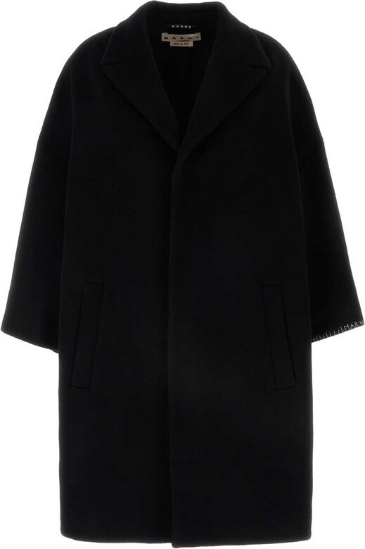 Marni Single Breasted Long Coat