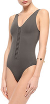 Thumbnail for your product : Eres Close Up Cassette Braid-trimmed Swimsuit