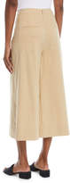 Thumbnail for your product : Vince High-Waist Stretch-Linen Ankle Culotte Pants