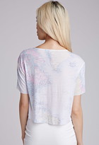 Thumbnail for your product : Forever 21 map graphic tee