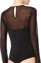 Thumbnail for your product : Intermix Intermix Grace Mesh Inset Bodysuit
