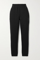 Thumbnail for your product : alexanderwang.t alexanderwang.t - Printed Cotton-blend Jersey Track Pants - Black