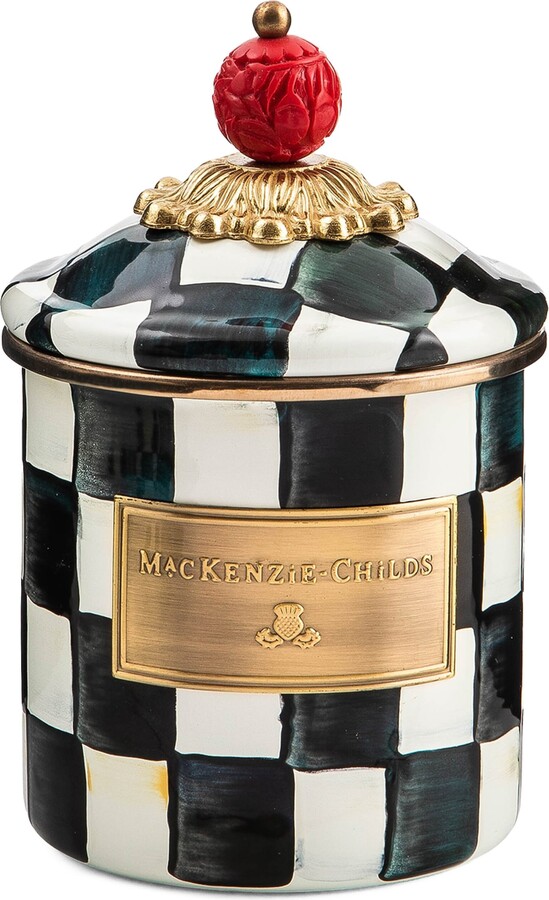 Mackenzie Childs MacKenzie-Childs Small Courtly Check Canister