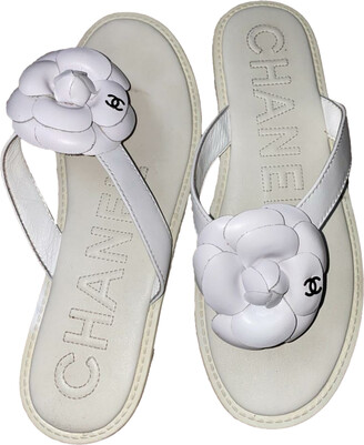 Chanel Women's White Sandals