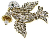 Thumbnail for your product : Heidi Daus "Love Dove" Crystal Pin