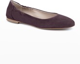 Thumbnail for your product : Italeau Vera Suede Ballet Flats