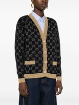 Thumbnail for your product : Gucci GG Supreme metallic cardigan