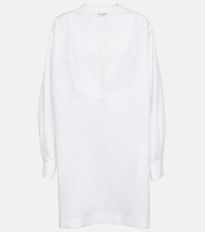 Alaia Cotton poplin minidress