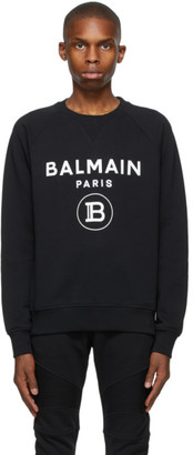 balmain logo hoodie