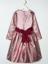 Thumbnail for your product : Il Gufo Metallized Bow-Detail Dress