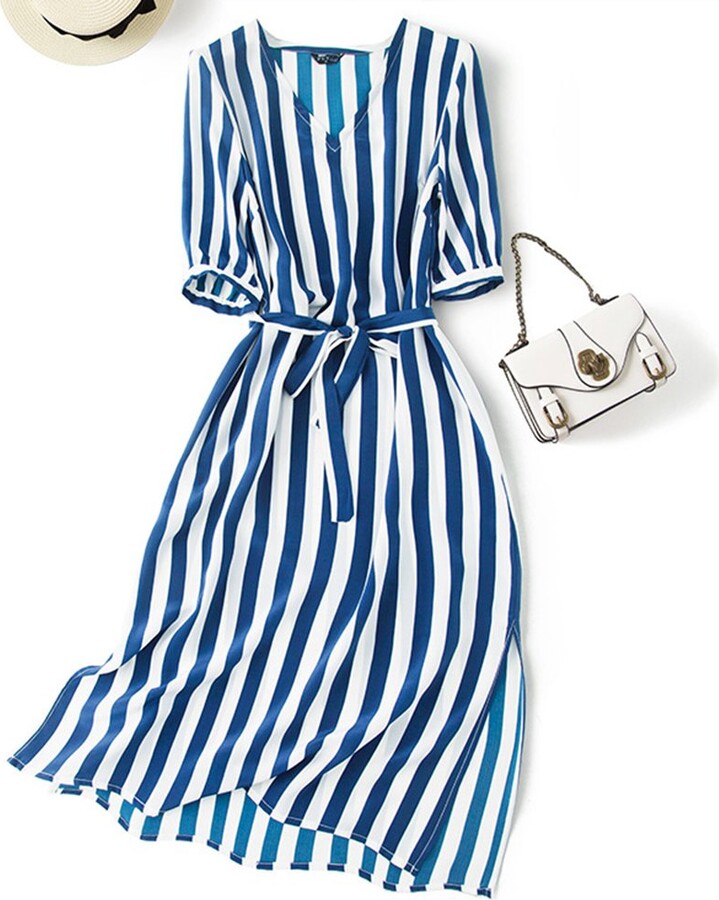 Earendel 100 Mulberry Silk Blue Highend Custom Blue and White