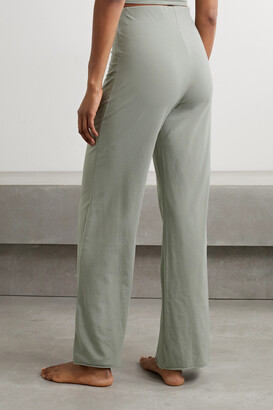 SKIN + NET SUSTAIN Essentials organic Pima cotton-jersey pajama pants