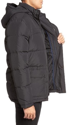 Kenneth Cole New York Men's Hooded Down & Feather Fill Jacket